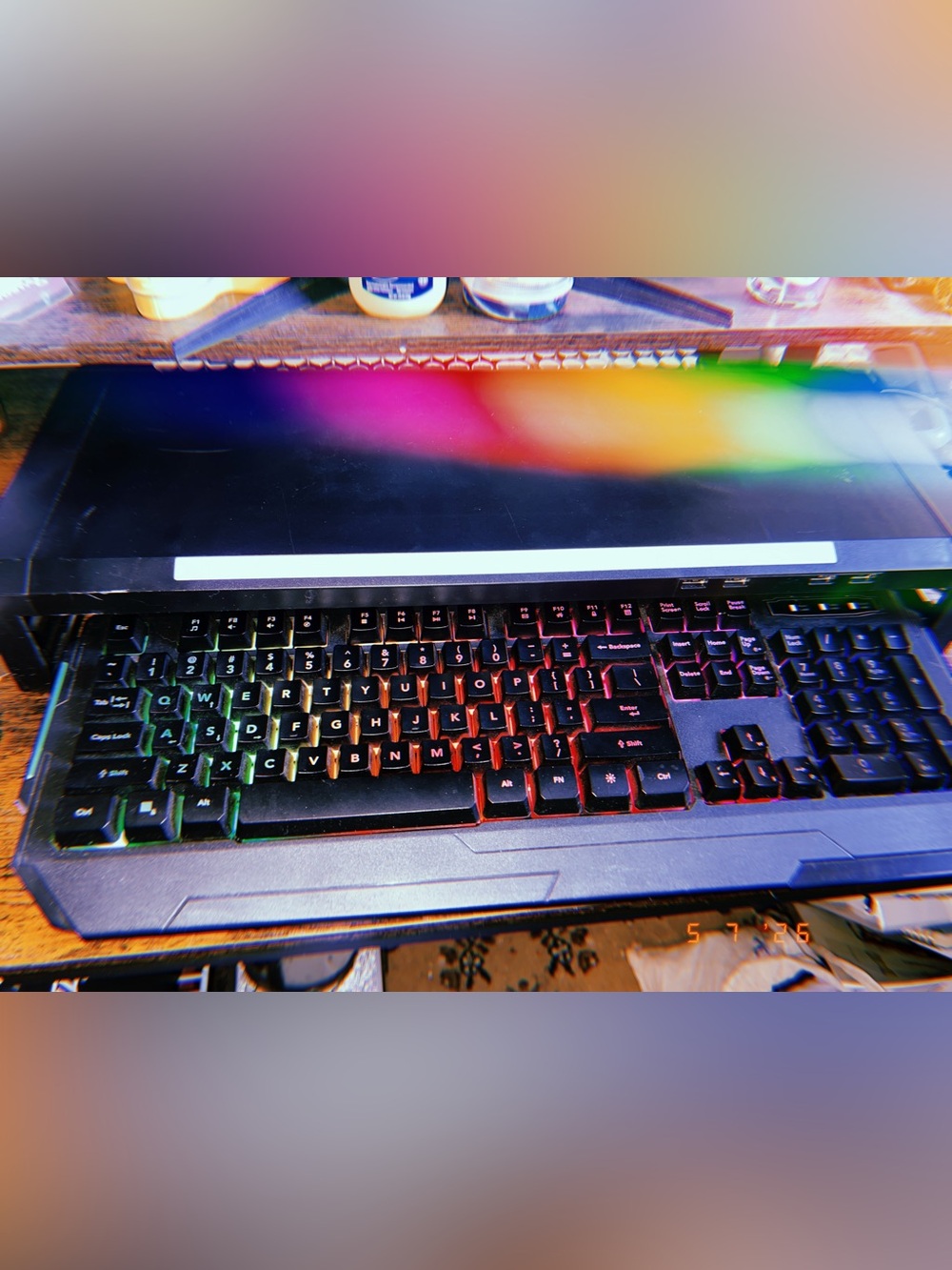 Black Backlit Gaming Keyboard